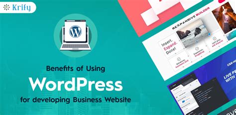Benefits Of Using Wordpress For Developing Business Website Krify