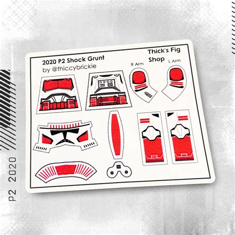 Coruscant Guard Shock Trooper P2 2020 Thiccy Decal