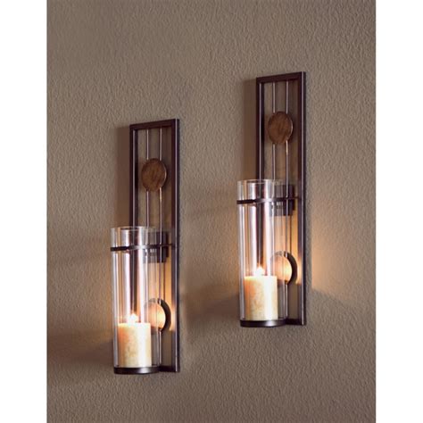 Contemporary Metal Wall Sconce Set 12678087 Shopping