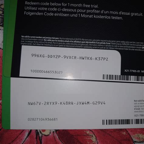 I Got Xbox One Gold And Game Pass Code That I Will Not Use Rxboxone