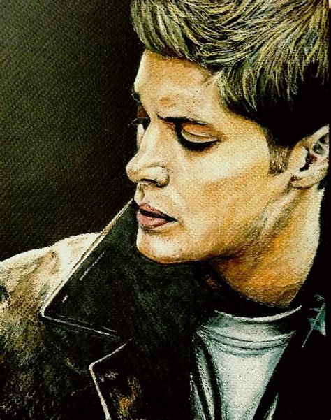 Dean Colored Pencil Sketch Supernatural Fan Art Supernatural