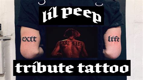 ★lil Peep Tribute Tattoo★ Youtube