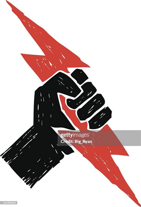 Sketchy Power Fist High Res Vector Graphic Getty Images
