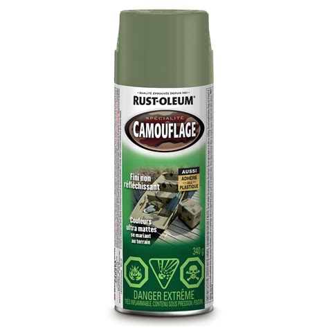 Camouflage Finish Spray Paint Earth Brown 340 G From Rust Oleum Bmr
