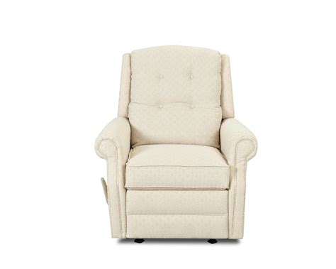 Nothing quite says comfort like a chair and a half rocker recliner.these overstuffed beauties are perfect if you like to share your seat, but not all of the time. Transitional Swivel Gliding Reclining Chair with Button ...