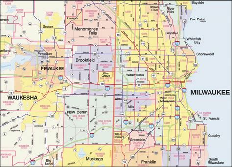 Milwaukee Wisconsin Map