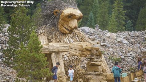 Town Removing Divisive Giant Wooden Troll Video Abc News