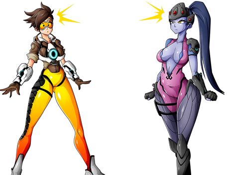 Tracer And Widowmaker By Witchking00 Overwatch Know Your Meme