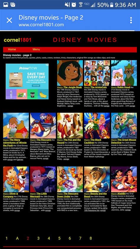 Disneymovieshtml Stream All The Old Disney Movies For