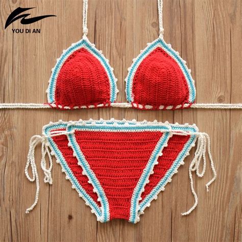 Aliexpress Com Buy 2019 Crochet Swimwear Women Sexy Handmade Crochet