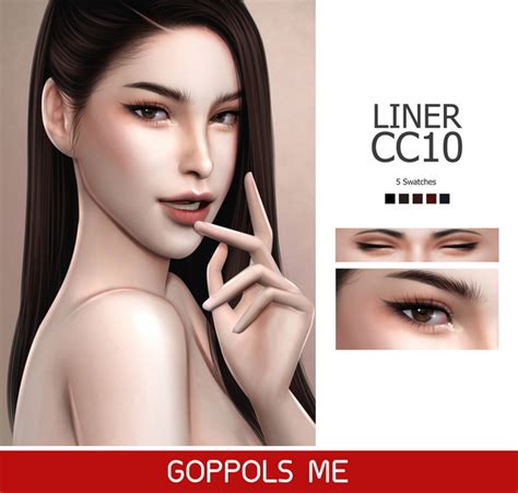 Gpme Liner Cc 17 By Goppols Me For The Sims 4 Spring4