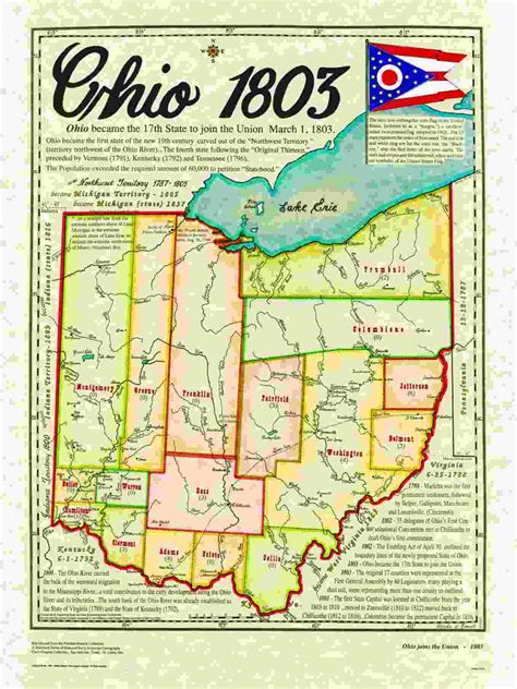 Ohio History Ohio Map State History