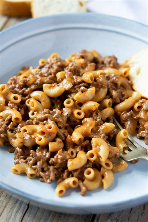 Simple Ground Beef And Macaroni Recipe Deporecipe Co