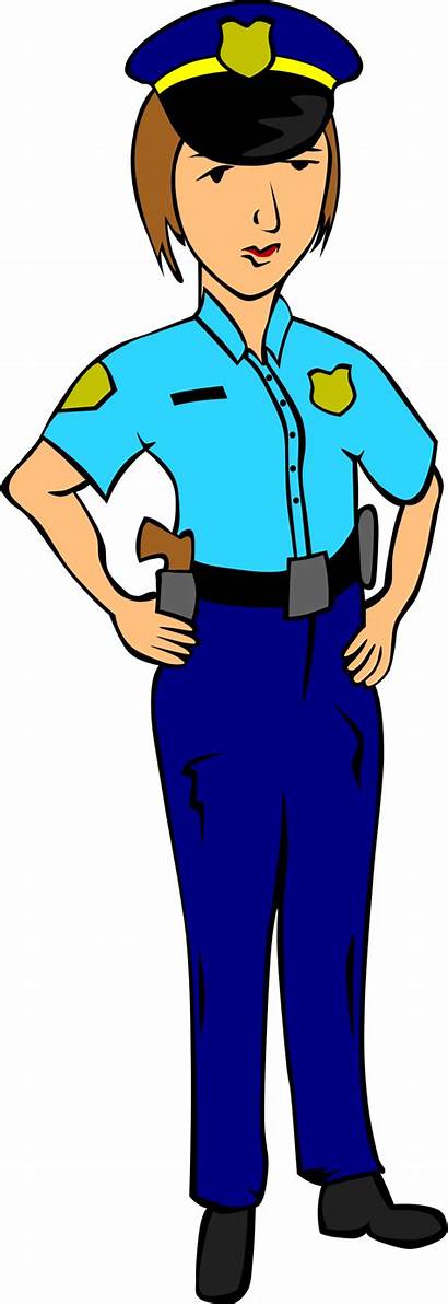 Security Guard Clipart Woman Police Officer Transparent