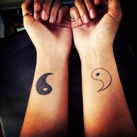 Yin And Yang Couple Tattoo Design Meaningful Couple Tattoos