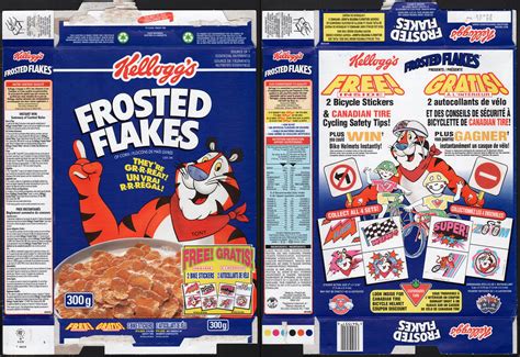 Canadian Kellogg S Frosted Flakes Cereal Box Bike Stic Flickr