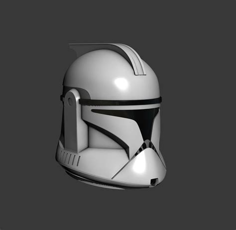 Phase 1 Clone Trooper Cosplay Helmet 3d Print Model