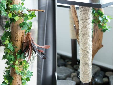 Make A Cat Tree Using Real Branches See How I Made This Beauty For