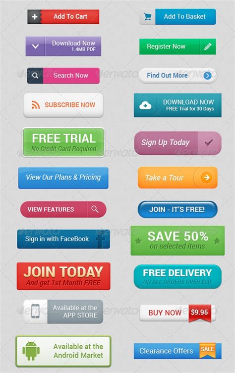 19 Call To Action Buttons Free Psd Eps Vector Format Download