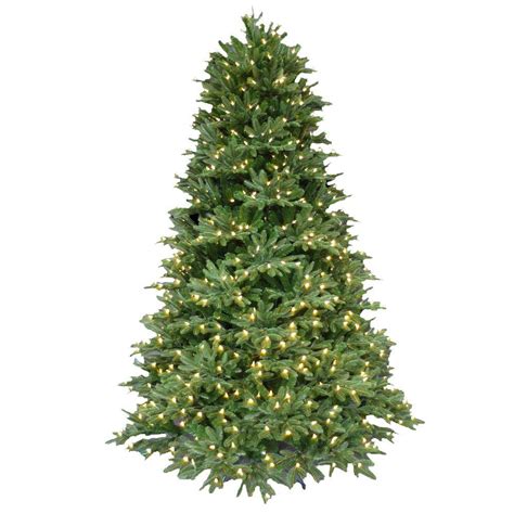 75 Ft Pre Lit Led Balsam Fir Artificial Christmas Tree With Warm
