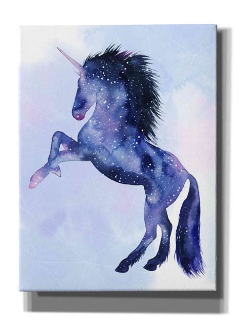 Epic Graffiti Unicorn Universe Iv By Grace Popp Canvas Wall Art 26