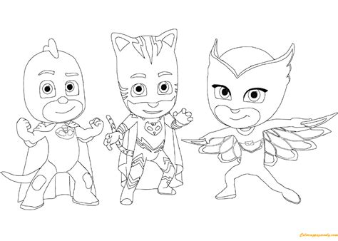 Catboy coloring pages are a fun way for kids of all ages to develop creativity, focus, motor skills and color recognition. Malvorlagen Pj Masks Unicorn - x13 ein Bild zeichnen
