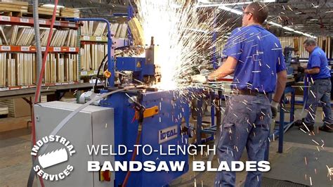 Fastenal Industrial Services Weld To Length Bandsaw Blades Youtube