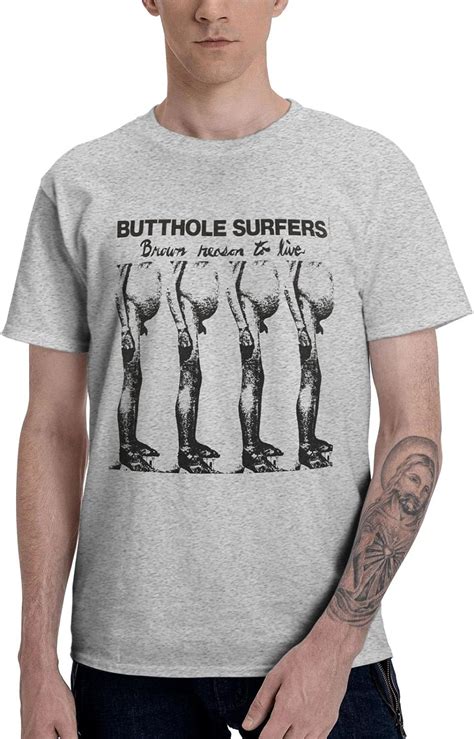 Butthole Surfers Shirts Mens Funny Graphic Short Sleeve T Shirts Tops