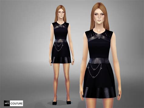 Missfortunesims Mf Sims St4r Dress Standalone Emily Cc Finds