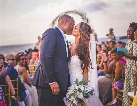 tropical glam jamaican destination wedding negril real wedding