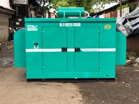 50hz 125 kva cummins soundproof diesel generator set 3 phase 440 volts at rs 580000 piece in