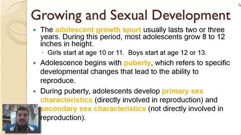 Adolescence Physical Development