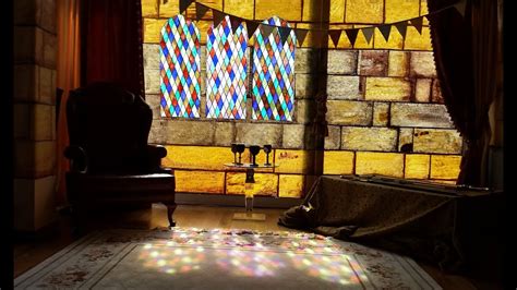 Medieval Party Decorations With Diy Stained Glass Windows