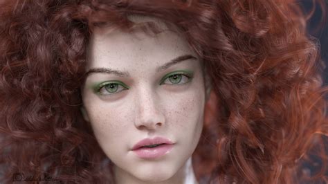 Redhead Close Up By Artengineerist On Deviantart