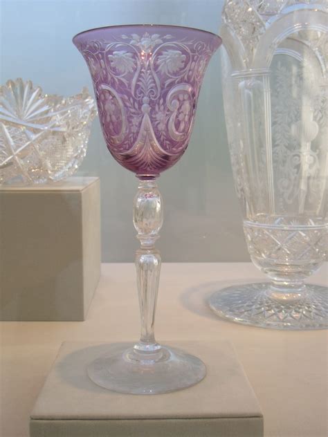 Wine Glass Metropolitan Museum New York Metropolitan Museum Vintage