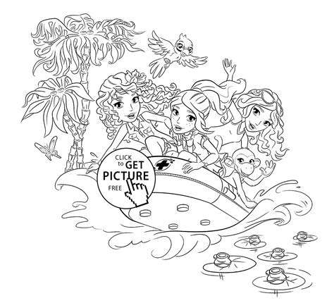 Lego friends 5 main girls coloring page. Lego And Friends Coloring Pages - Coloring Home