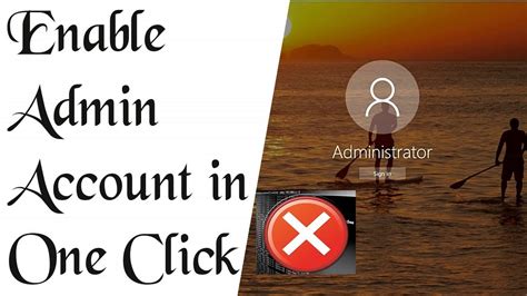 How To Enabledisable Hidden Admin Account In Windows 10 81 7 Youtube