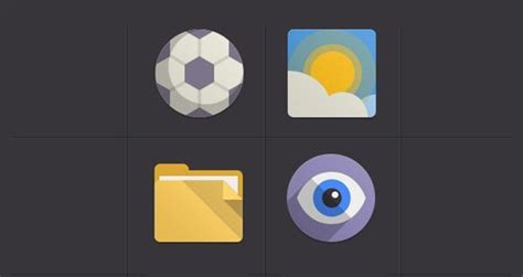 Flat Design Icons With Psd Psddude