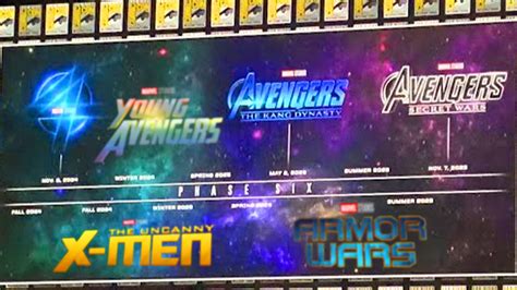 Breaking Marvel Studios Announces More Phase 5 6 Reveals D23 And
