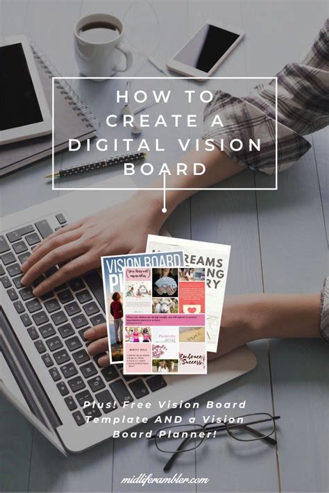 How To Make A Digital Vision Board With Free Template Digital