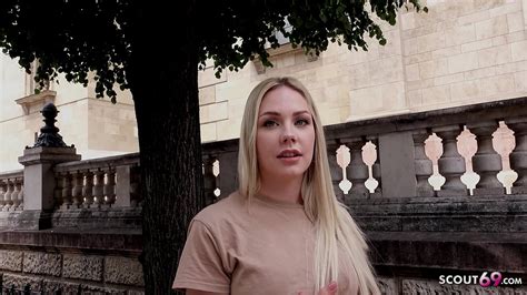 german scout foto model angie pickup and raw fuck at street casting job xvideos