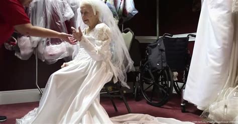 100 year old woman gets married to the love of her life what she says getting married