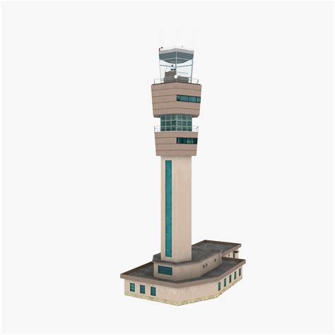 Air Control Tower 3d Model