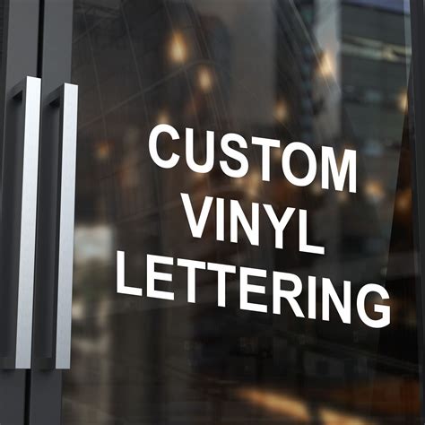 Custom Vinyl Lettering Various Sizes