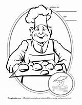 Coloring Baker Job Printable Jobs Muffin Man Know Getcolorings Coloringhome Drawing sketch template