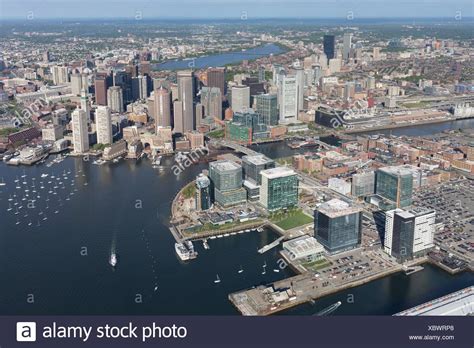 Vertical Photo Boston South End Photograph Print Downtown Boston Aerial