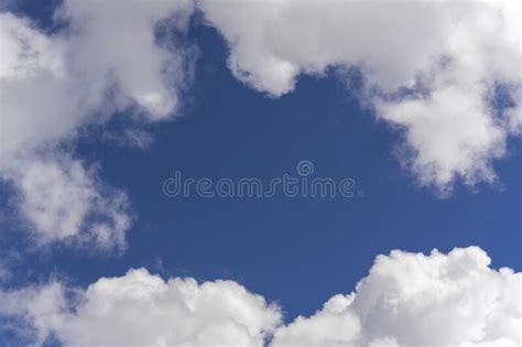 Heavenly Clouds Background Blue Sky Summer Stock Photo Image Of