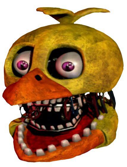 Ultimate Custom Night Demo Withered Chica Head Five Nights At Freddy