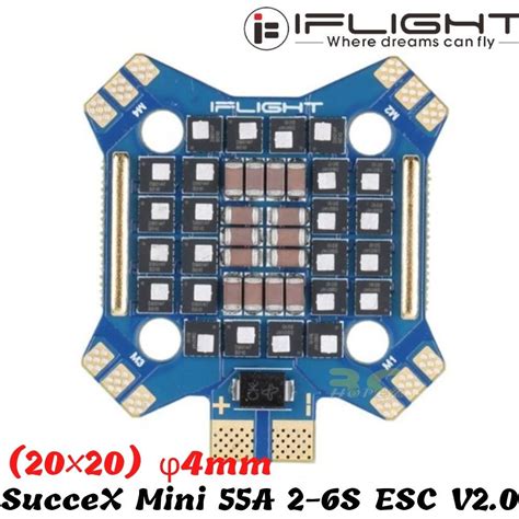 Iflight 20x20mm Succex D Mini F7 Twing V2 0 Fc And 55a 2 6s Blheli 32 Esc Sx0755 Rc Hopez