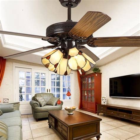 For a retro vibe, opt for one with globe bulbs, and accessorize the room with a velvet couch and plush area rug to solidify the vintage glamour aesthetic. 110V/220V 48inch Luxury Modern Chandelier Ceiling Fans ...
